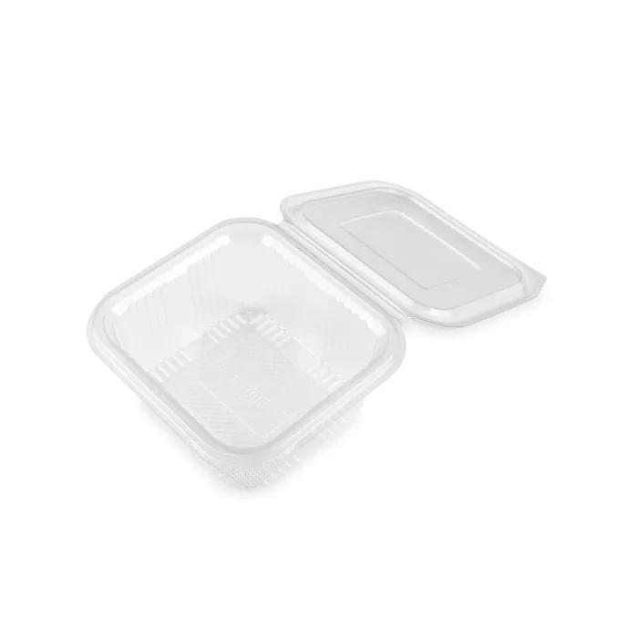 500 cc Hinged Salad Container Premium (5x100 pcs)