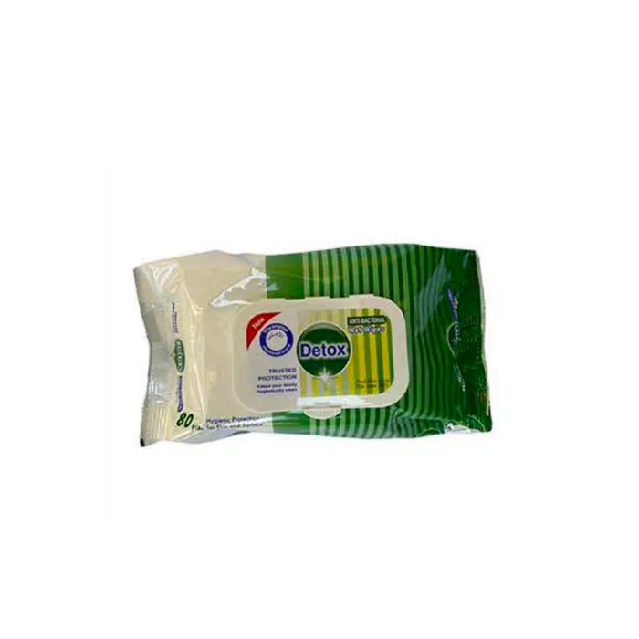 Detox Antibacterial Wet Wipes Max Pack