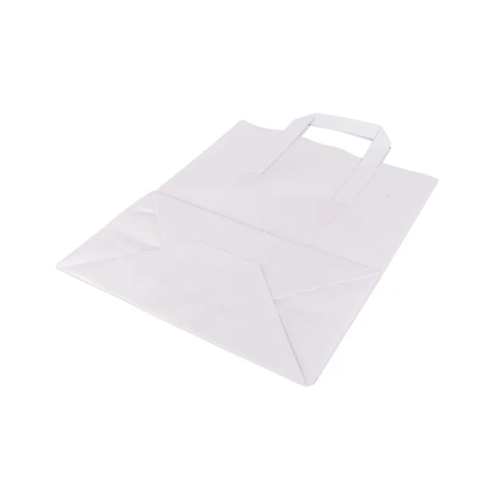 Medium White SOS Bag with Handles (External)