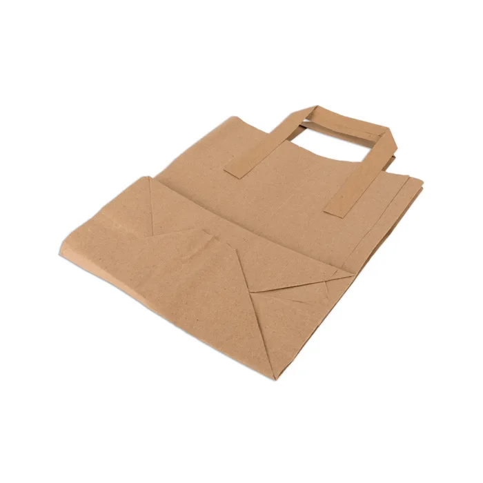 Medium Brown SOS Bag with Handles (External)